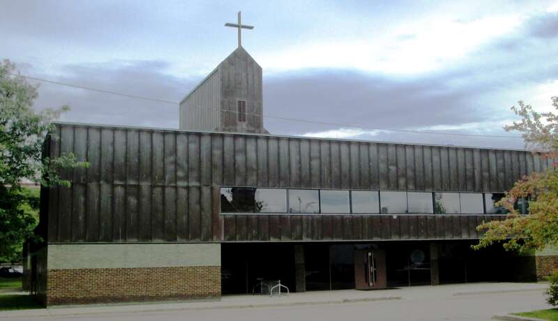The Roman Catholic Cathedral of the Immaculate Conception in Burlington Vermont, at 20 Pine Street, with grounds bounded by Pearl, St. Paul, and Cherry Streets, was built in 1974-77 and was designed by Edward Larrabee Barnes, with the grounds