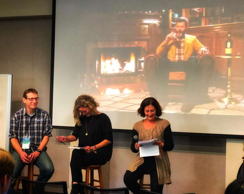 Fireside chat at the DevSummit, January 2018, with Toby Negrin, Katherine Maher and Victoria Coleman
