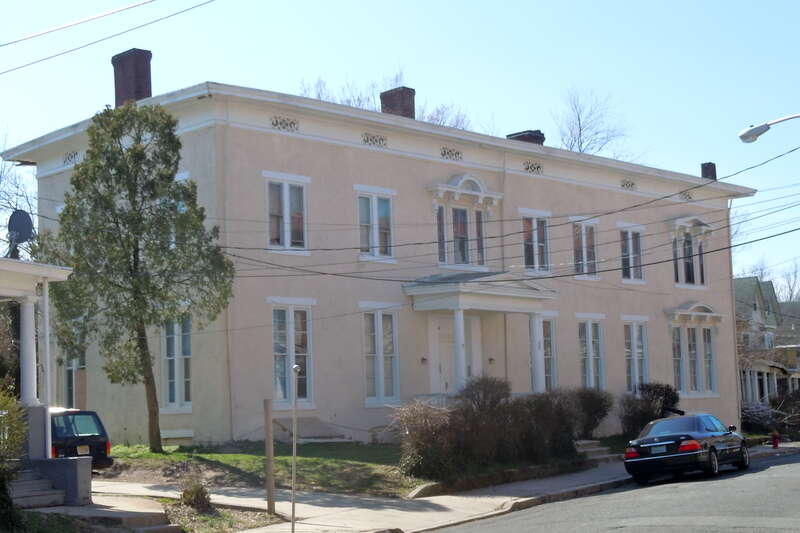 Gen. Philemon Dickinson House on the NRHP since May 17, 1974. At 46 Colonial Ave., Trenton, New Jersey.  Built in the Colonial Period, out of street grid.