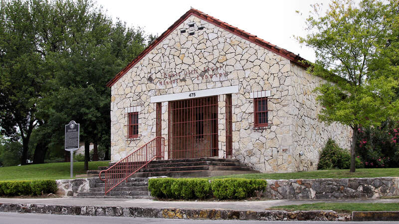 The Emmie Seele Faust Memorial Library in New Braunfels, Texas, United States.