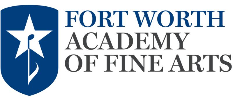 Official logo of the Fort Worth Academy of Fine Arts, Fort Worth, TX.
