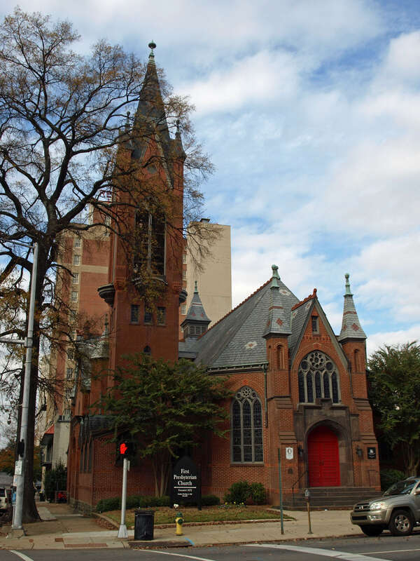 First Presbyterian Church in Birmingham, Alabama, listed on the National Register of Historic Places.