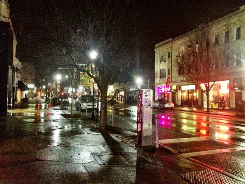 It's eerie how empty Squirrel Hill is right now, given the hour. Unsurprising, given the day.