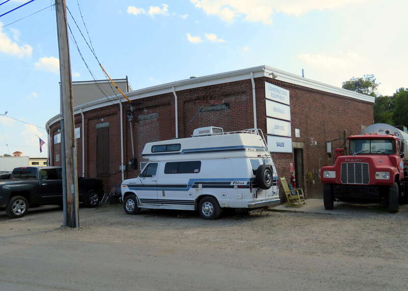 Former roundhouse in Revere, Massachusetts, seen in August 2018