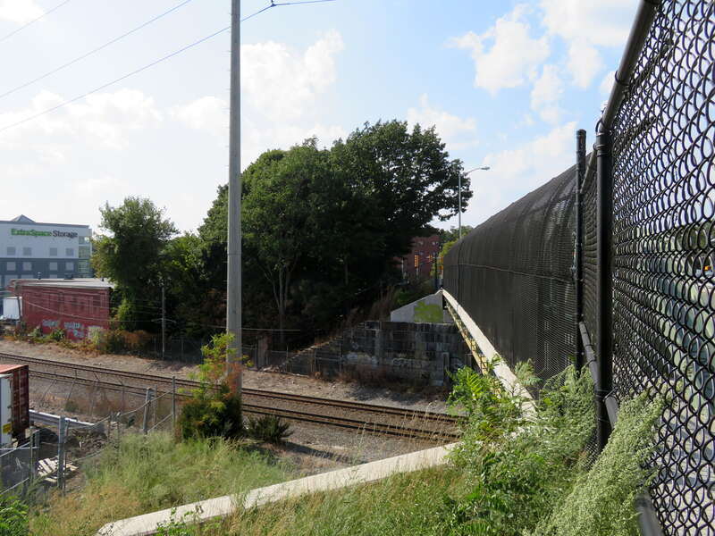 The former site of Revere station seen in August 2018