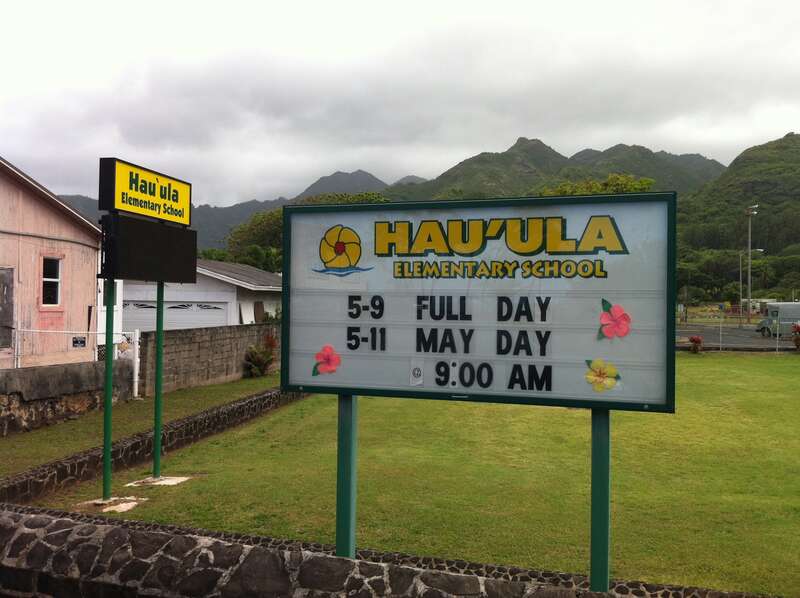 Hauula Elementary, Oahu Hawaii