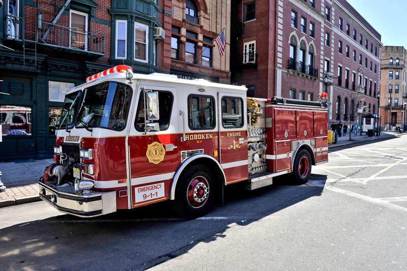 Hoboken Fire Department. Engine Company 1. Frank Sinatra's dad was a fire captain in Hoboken!