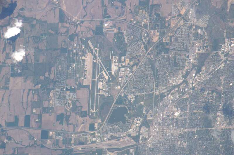 View of Nebraska taken during ISS Expedition 13.