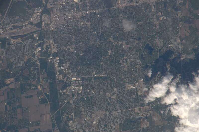 View of Nebraska taken during ISS Expedition 13.