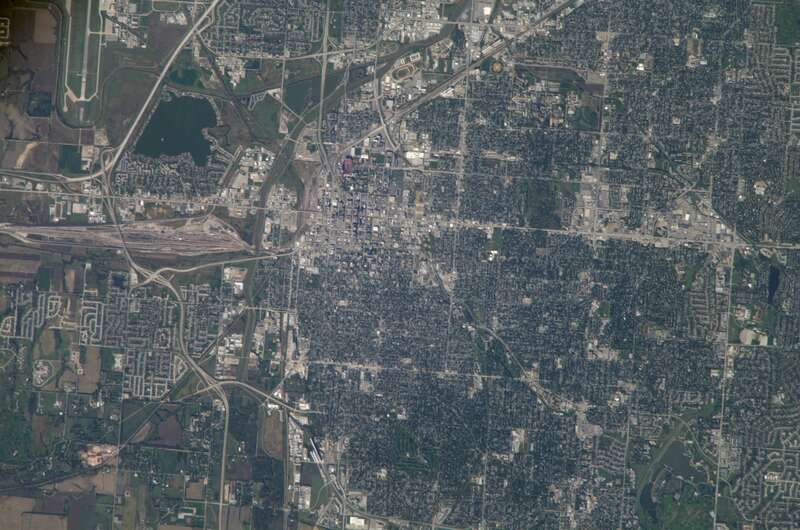 View of Nebraska taken during ISS Expedition 15.