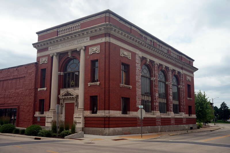 The First National Bank in Janesville, Wisconsin (United States).