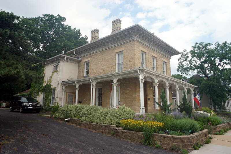 The Chester A. Alden House in Janesville, Wisconsin (United States).