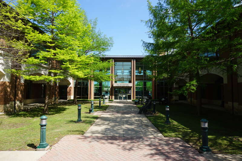 The Roy &amp;amp; Helen Hall Memorial Library in McKinney, Texas (United States).