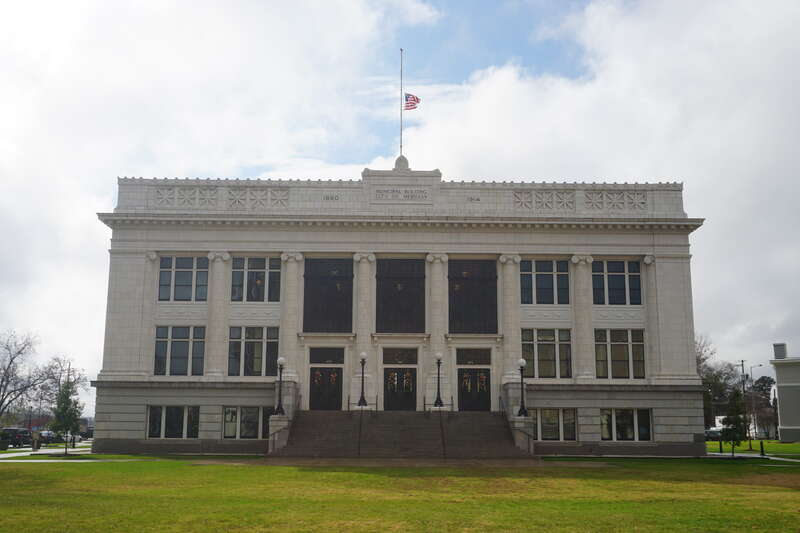 Meridian City Hall in Meridian, Mississippi (United States).