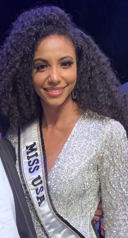 Miss USA Cheslie Kryst at Miss North Carolina Pageant