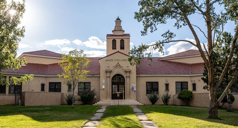 Monte Vista is an elementary school serving grades K–5. Albuquerque New Mexico.