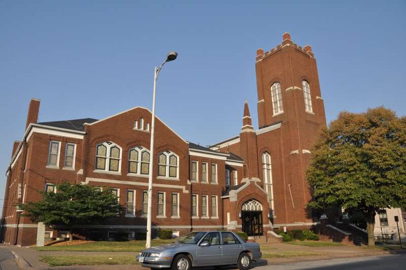 The First Presbyterian Church in Muscatine, Iowa.