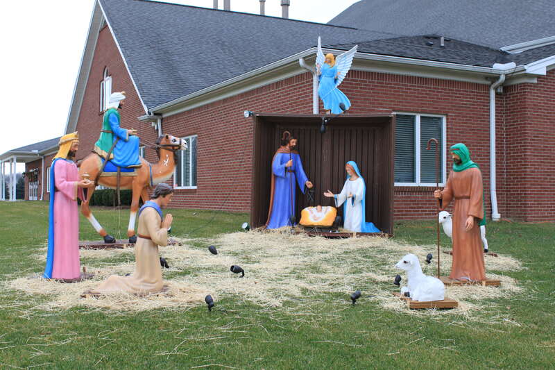 Nativity Scene at Beacon Baptist Church, 21721 Northline Road  Taylor, Michigan