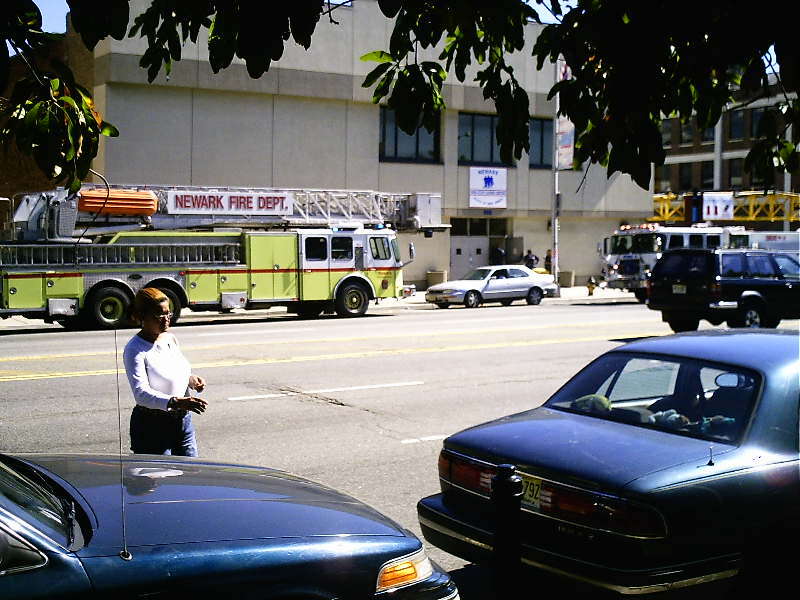 Newark FD trucks
