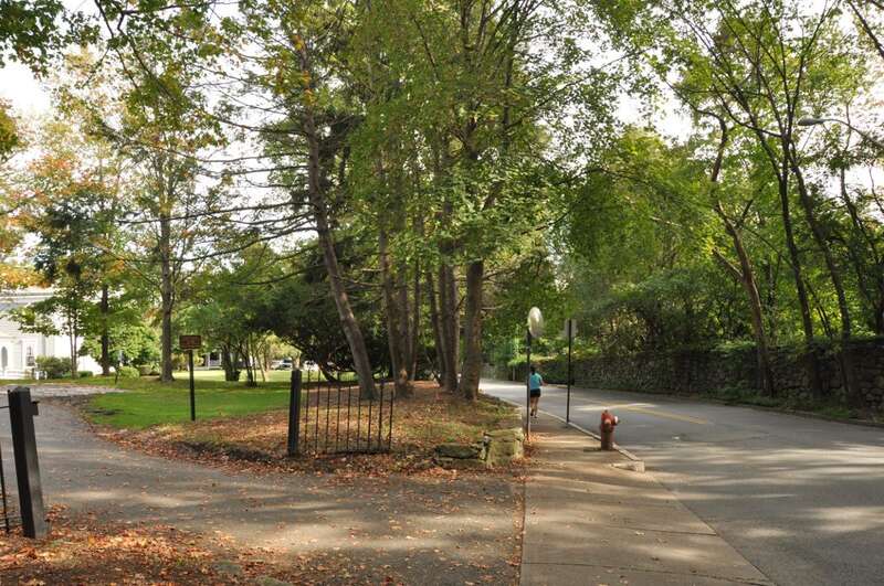 Hammond Street, in the Old Chestnut Hill Historic District of Newton, Massachusetts.
