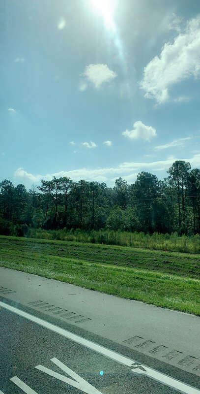A beautiful view on one of Orlando, FL highways. (According to location marked, this is not in Orlando but in Sanford, Seminole County)