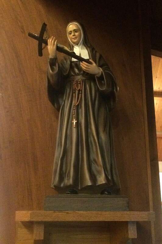 Our Lady of Lourdes Parish (Marysville, Ohio) - statue of Saint Bernadette