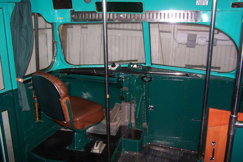 If you are in the Washington, PA area, make time for a visit to the PA Trolley Museum.  Car 14 control stand.