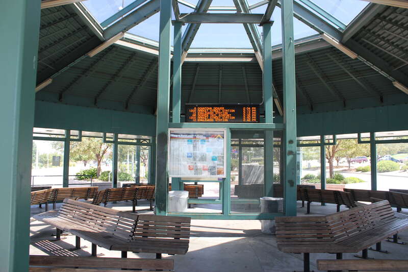 A pretty fancy bus stop. 

This is part of the Denver-area RTD and is located in Northglenn, Colorado. It is served by many routes including the 120X from central Denver.