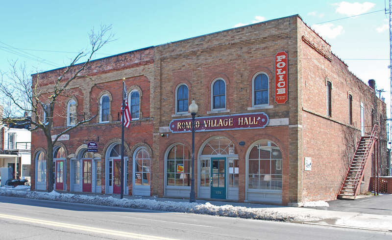 Romeo Historic District (32 Mile Rd) in Romeo, Macomb County MI