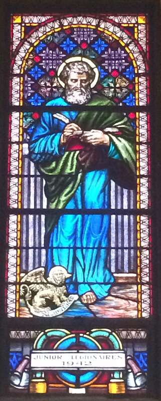 Saint Joseph Cathedral (San Diego, California) - stained glass, Saint Mark