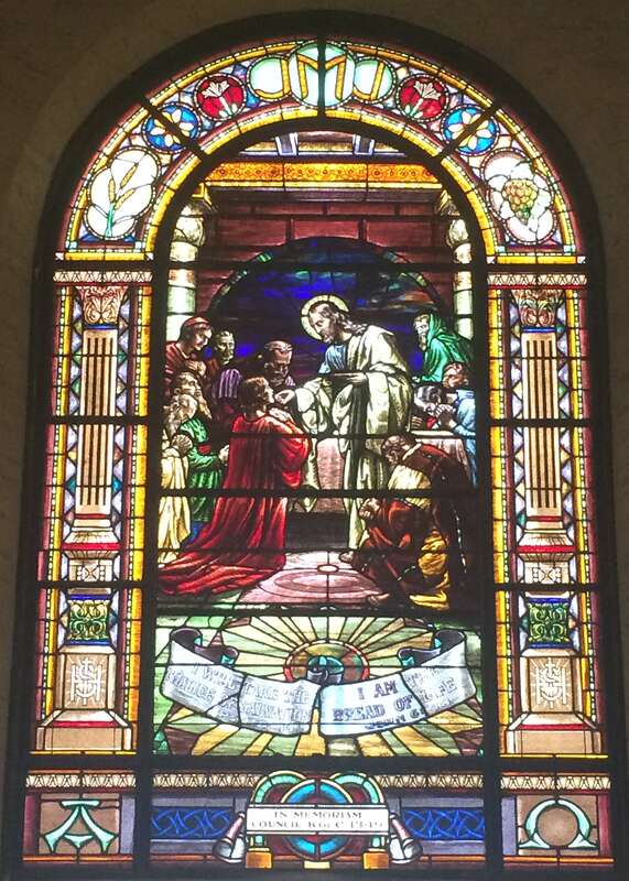 Saint Joseph Cathedral (San Diego, California) - stained glass, The Last Supper