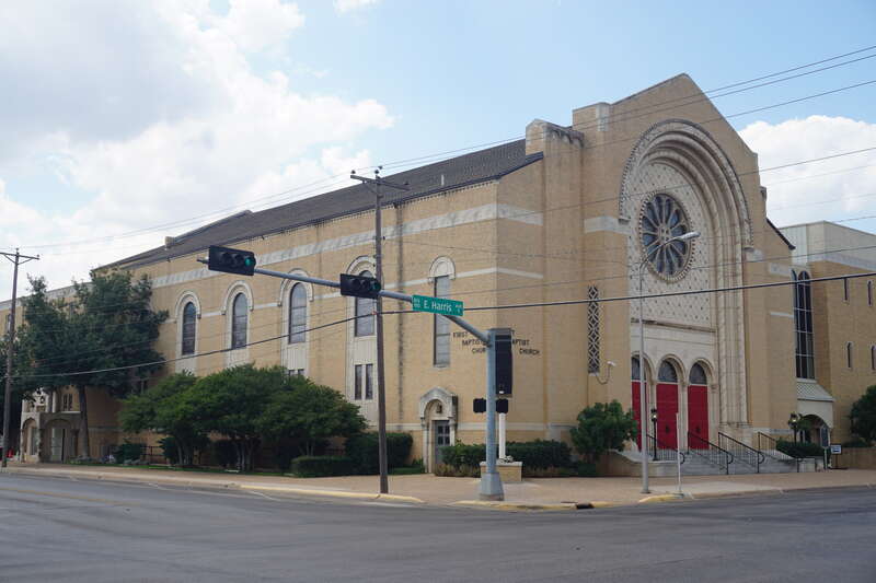 First Baptist Church in San Angelo, Texas (United States).