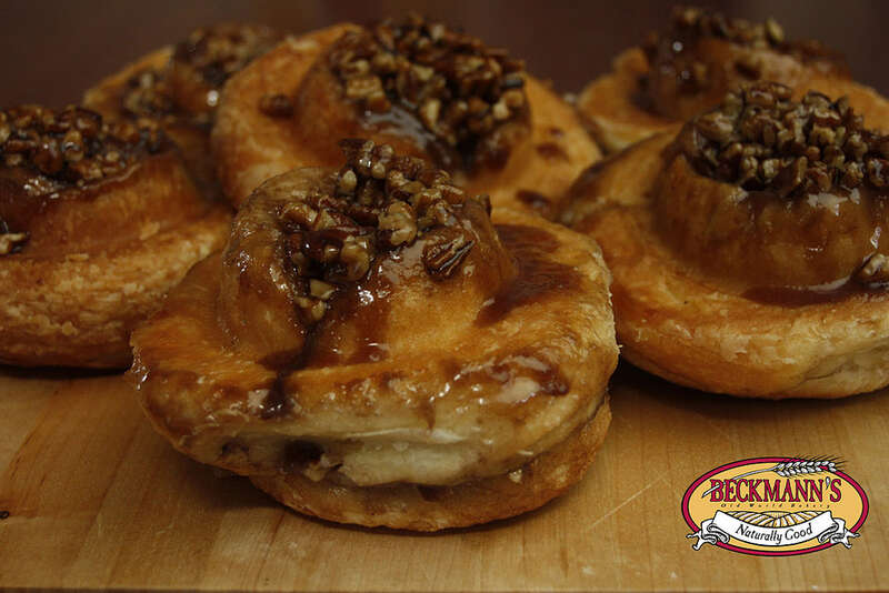 A sticky cinnamon roll with pecans from Beckmann's Old World Bakery located in Santa Cruz, California
www.beckmannsbakery.com