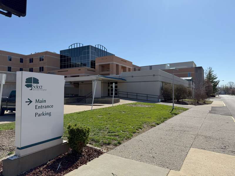 Photograph of Select Specialty Hospital in Evansville, IN, USA takes on March 22 2024.