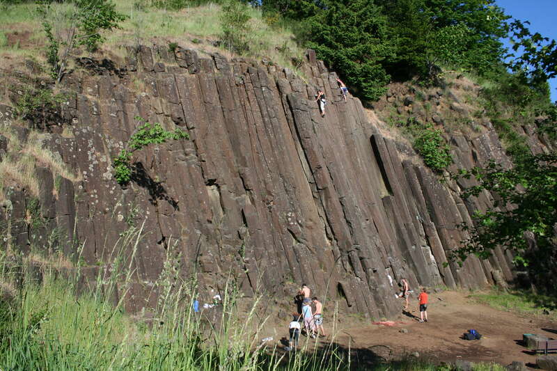 Rock Columns at Skinner Butte Park, Eugene, Oregon