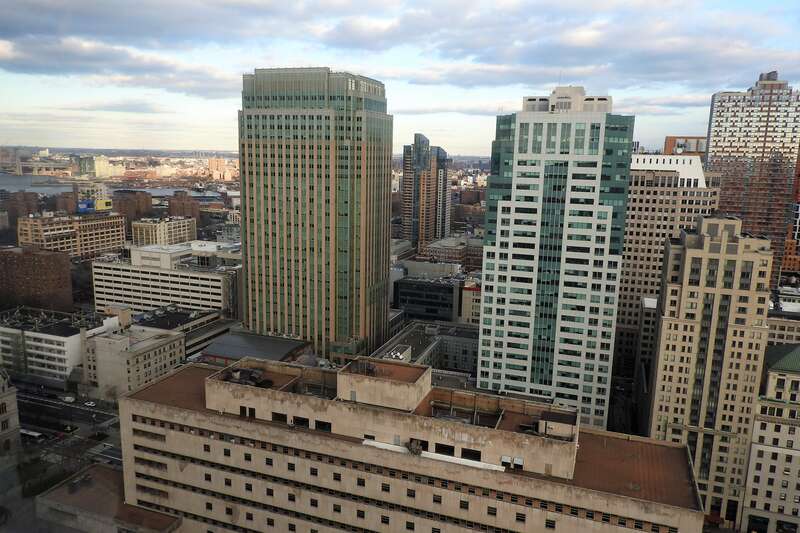 Looking northeast from office of Queens Daily Eagle