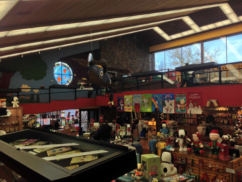 Snoopy's Gallery and gift shop 
Location of old Charles Schulz Museum