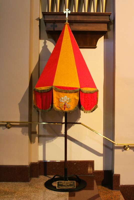 The Umbraculum in Saint Anthony Cathedral Basilica in Beaumont, Texas.