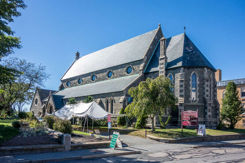 St Thomas Episcopal Church Taunton MA. NRHP 84002213