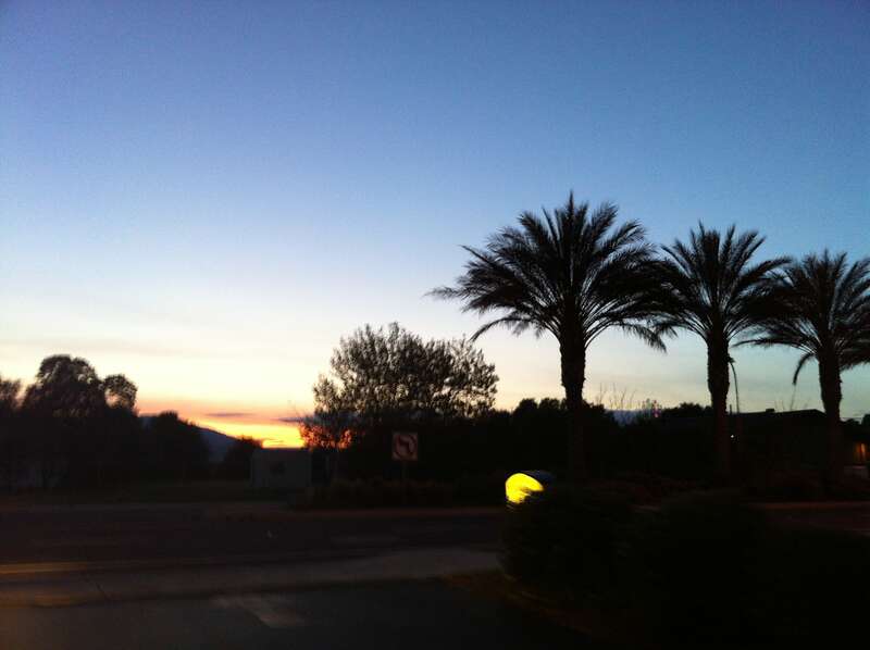 Sunset In Redding California