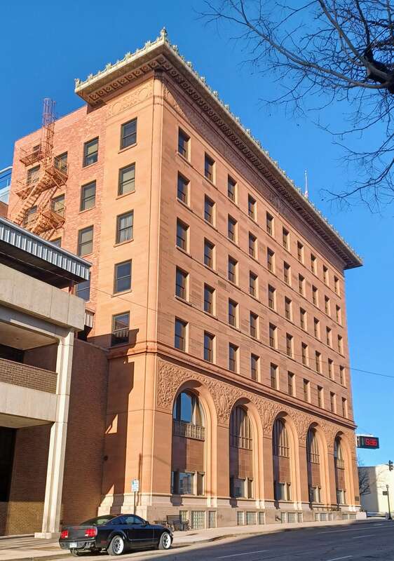 Thatcher Building SW corner, Pueblo, CO