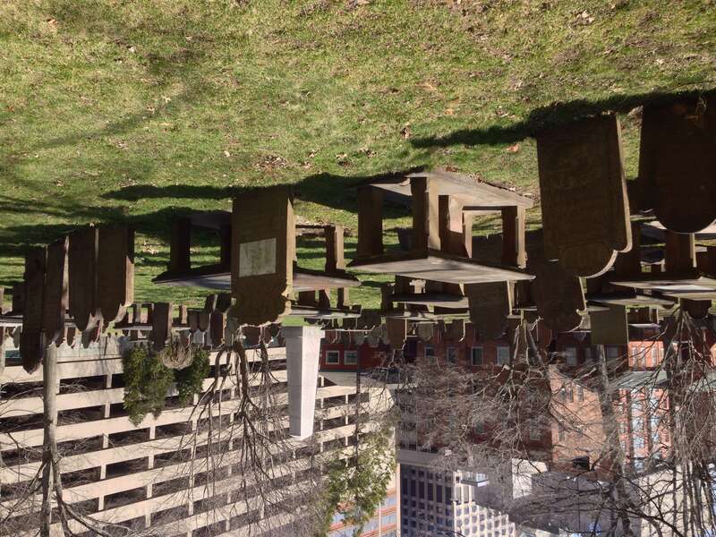 This Ancient Burying Ground was used as the cemetery for all citizens of Hartford, CT from about 1640-1800, regardless of social status. It's the oldest historic place in Hartford. It's strange to see all the urban growth around it.