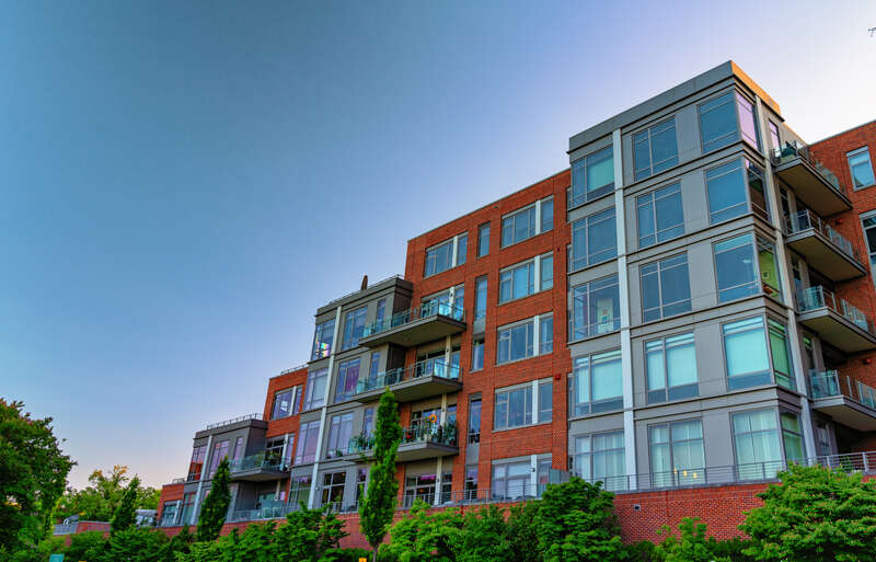 The Oronoco apartments building in Alexandria, Virginia.