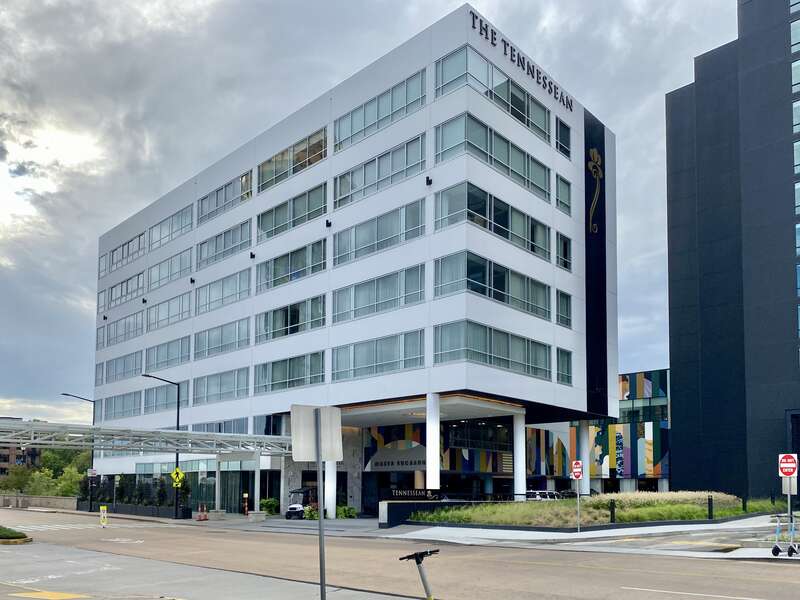 Built for the 1982 World’s Fair, these modernist hotel towers were originally built as an office tower and a Holiday Inn Hotel, which functioned in this capacity until the late 2010s without many changes.  However, as time passed and the buildings