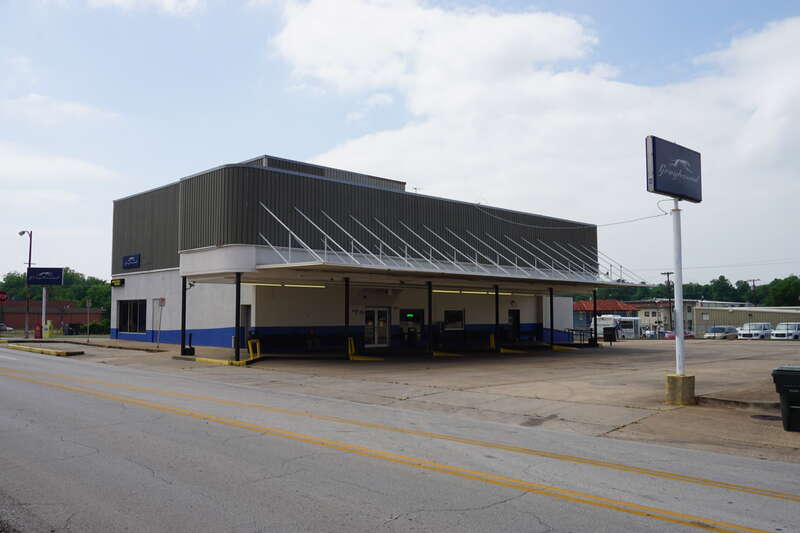 Tyler Bus Station in Tyler, Texas (United States).