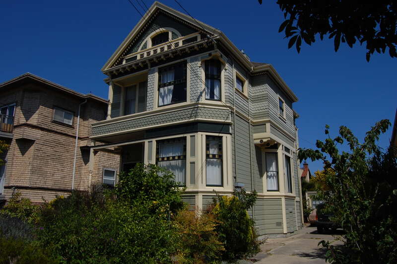 Built in 1895. 1522 Lafayette Street. Alameda, California, USA