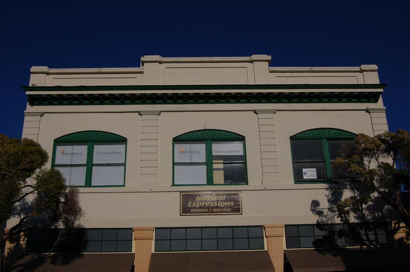 18-20 North Santa Cruz avenue. Classical Revival style. Built in 1907. Los Gatos, California, USA