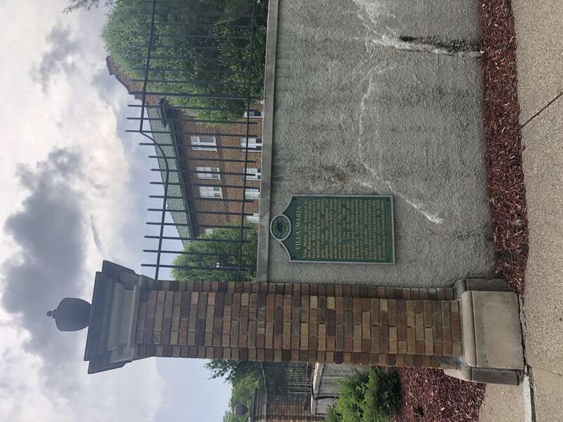Villa Maria Historical Marker