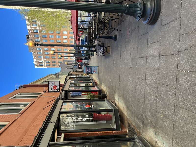 Wall Street, Asheville, North Carolina (looking west)