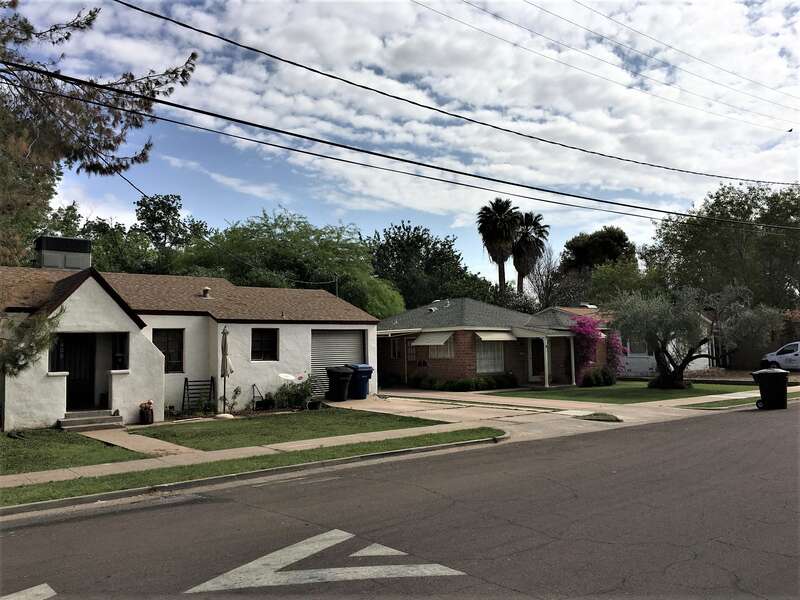 West Side-Clark Addition Historic District  Scene pictured is located in the 500 block of West Clark Street.